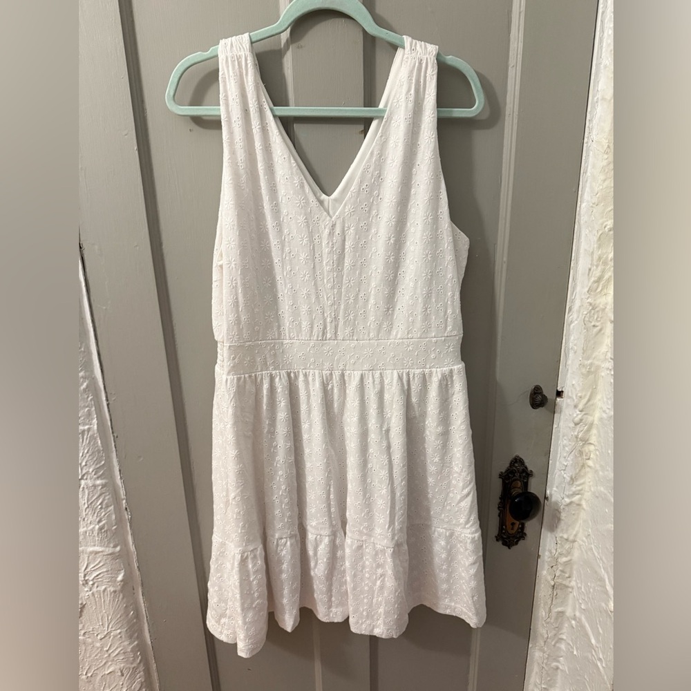Loft eyelet dress